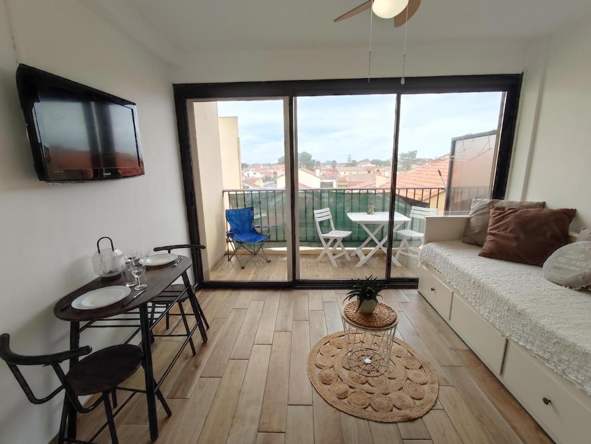 Beau Studio A 1 Minute De La Plage Canet-en-Roussillon Exterior foto